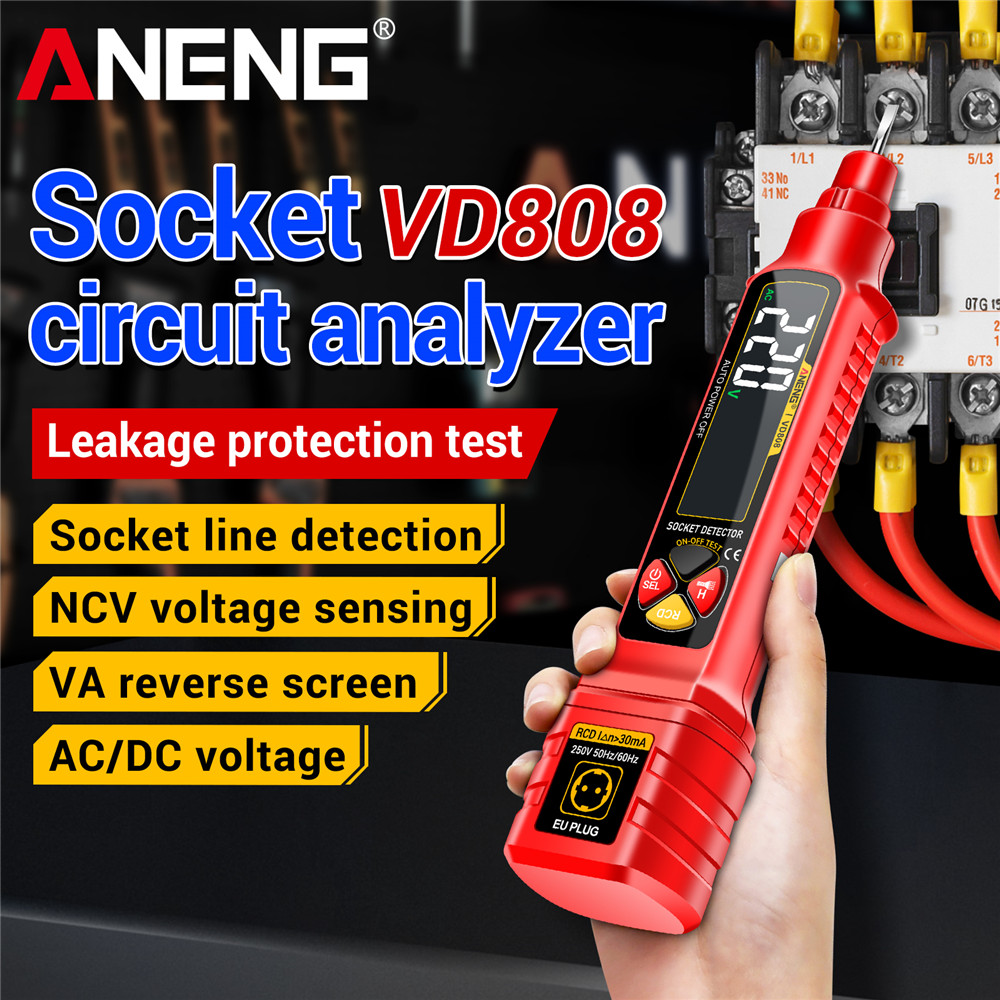 Power Tools Voltage - ソケット パワー テスター ANENG VD808 プロフェッショナル