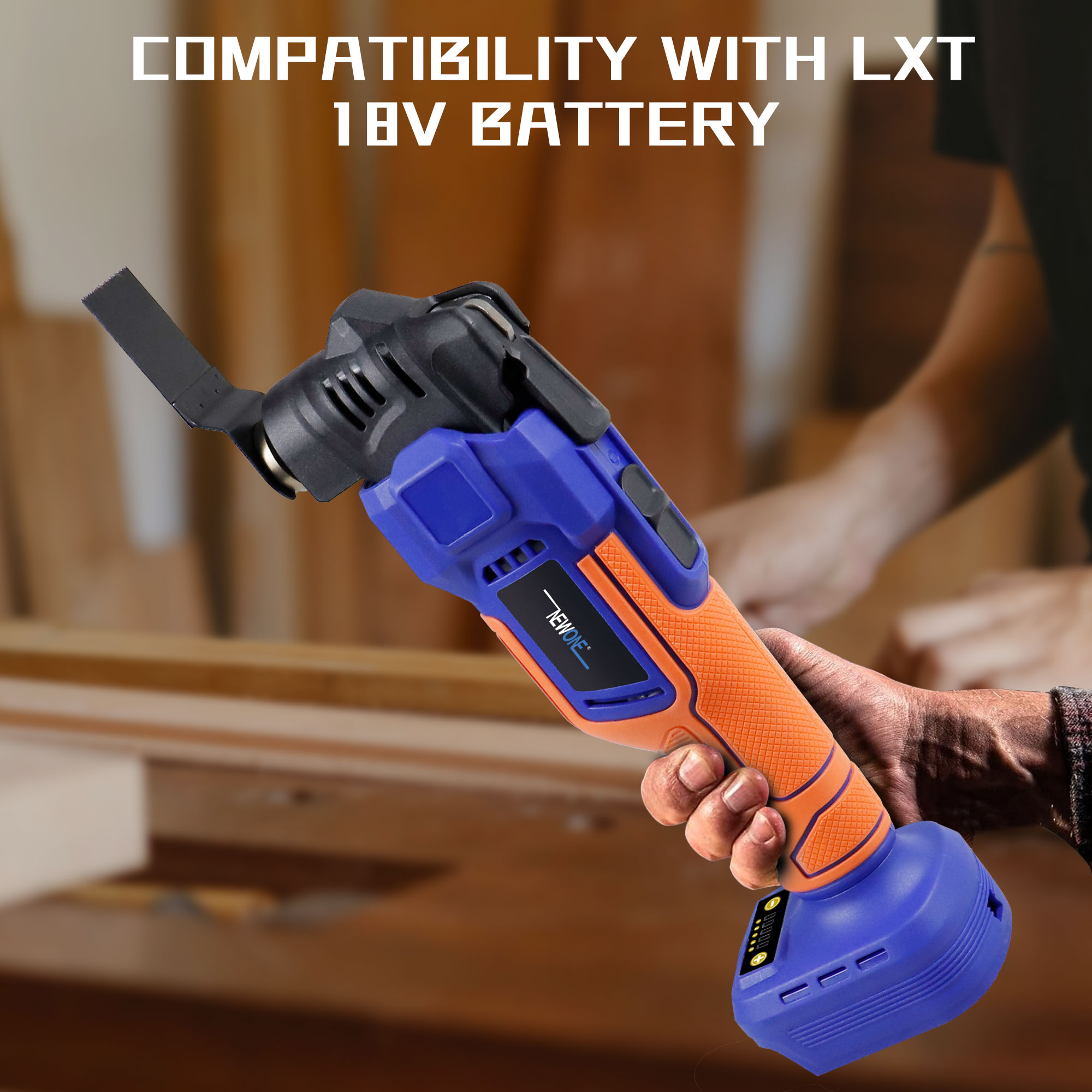 Oscillating Multi Tool - NEWONE 18V ブラシレスクイックリリース振動ツール多機能ツールリノベーター電動トリマー LXTバッテリー対応