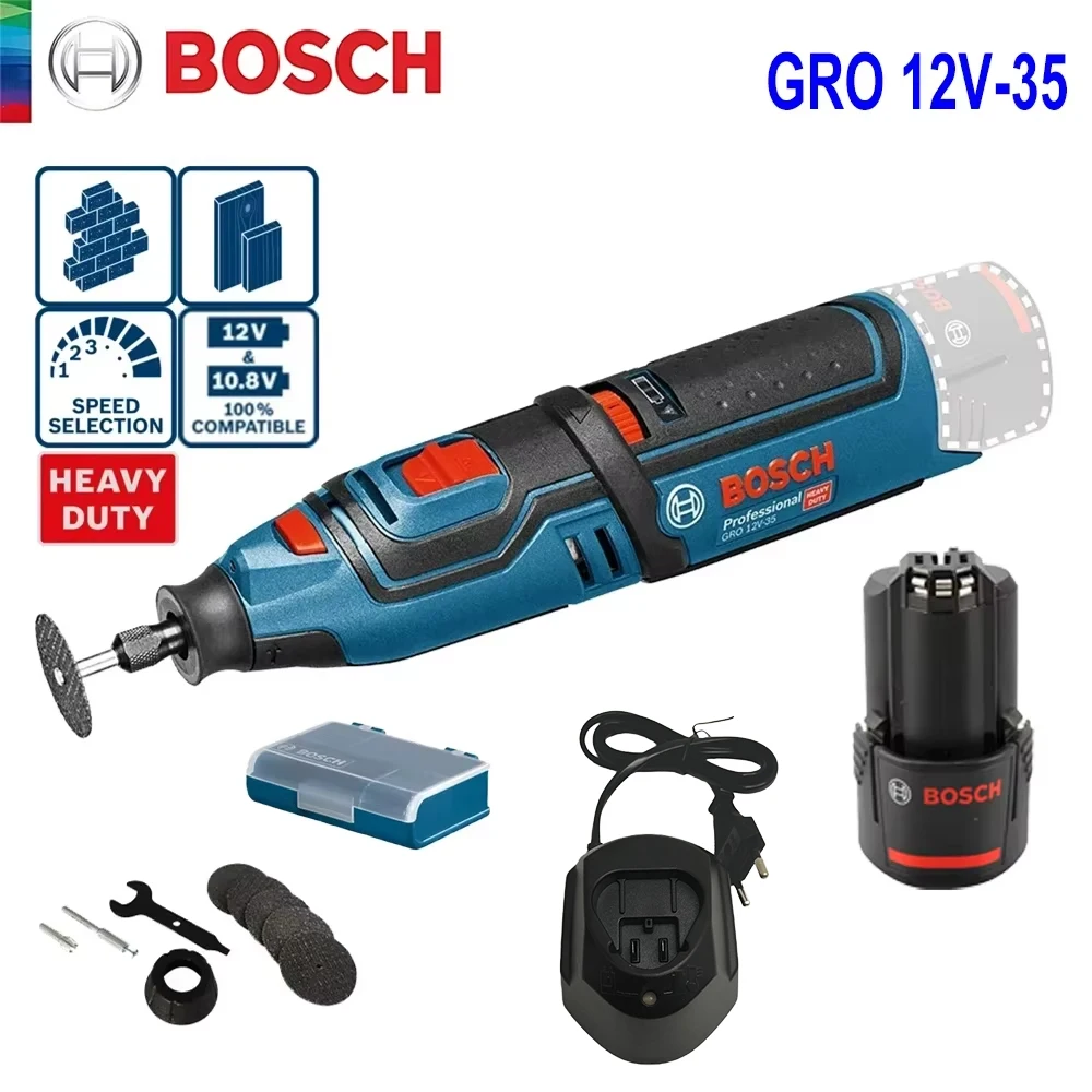 Power Tools Grinder - ボッシュ GRO 12V-35 コードレスグラインダー 12V 電動回転式多目的ツール