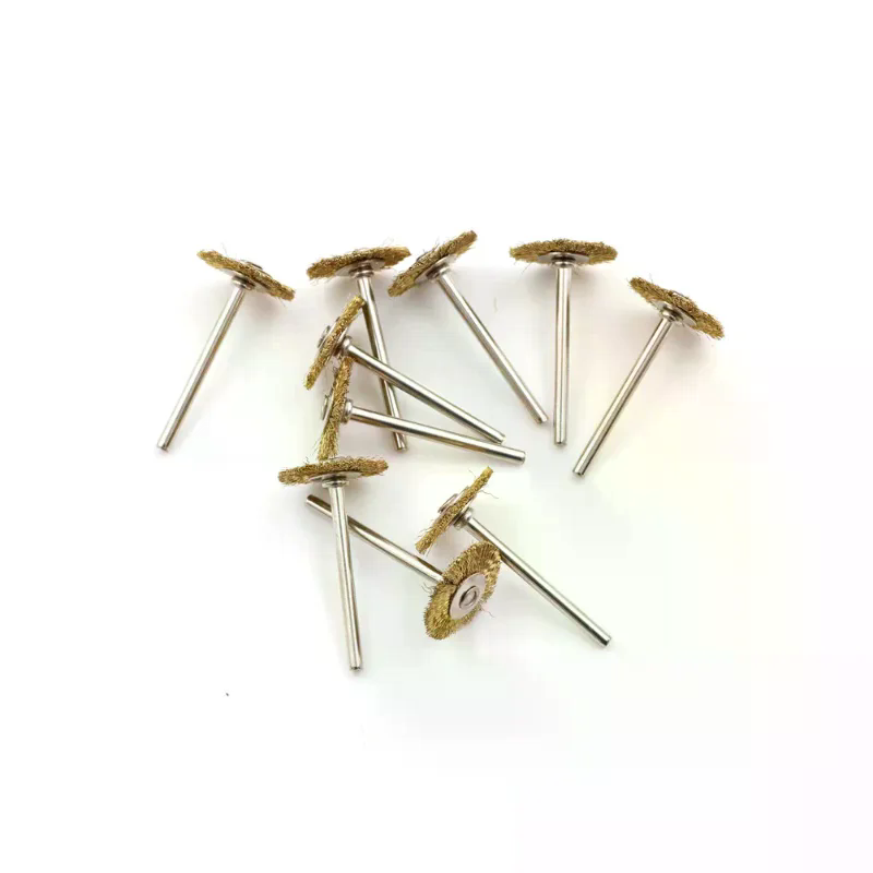 Power Tools Microsoft - 22mm 真鍮製ワイヤーホイールブラシ、ダイグラインダー用、電動回転工具、10個入り