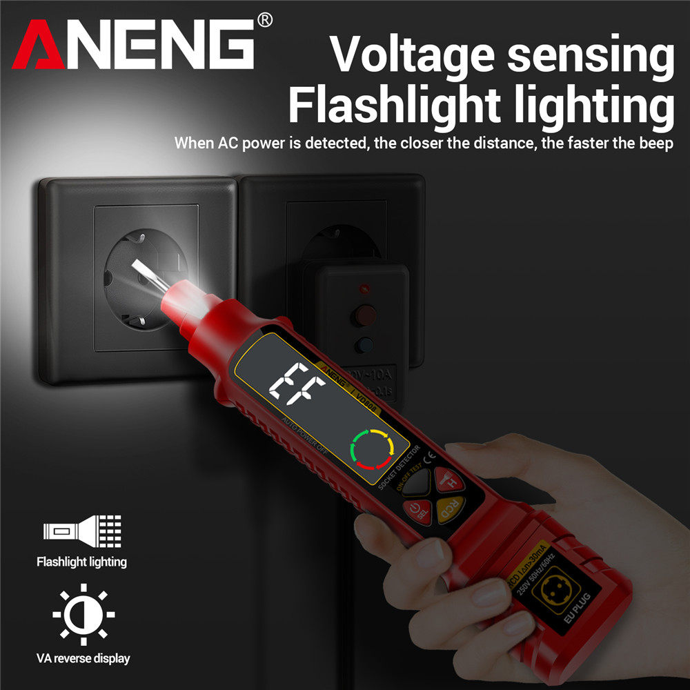 ソケット パワー テスター ANENG VD808 プロフェ - Power Tools Voltage のレビューと価格