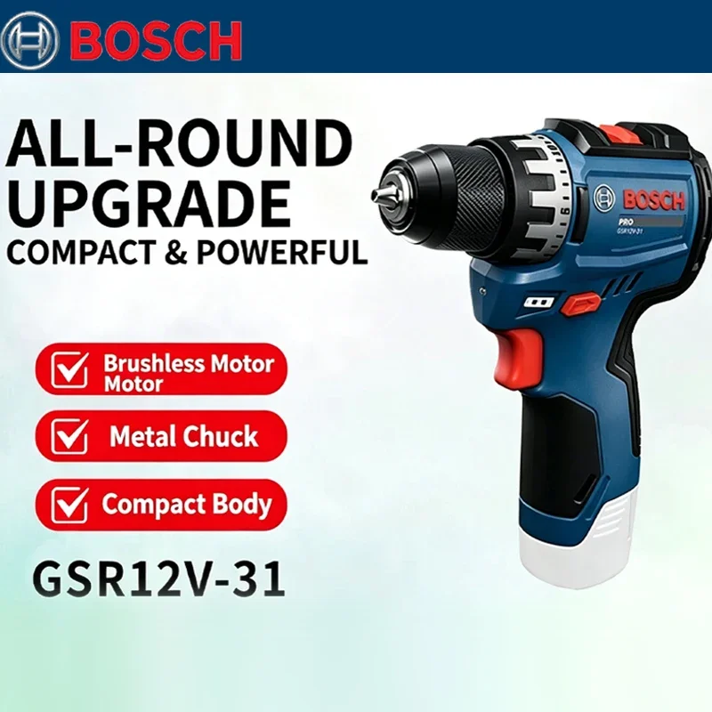 ボッシュ GSR 12V-31 ブラシレス電動ドリル 高トル - Power Tools Underwater のレビューと価格