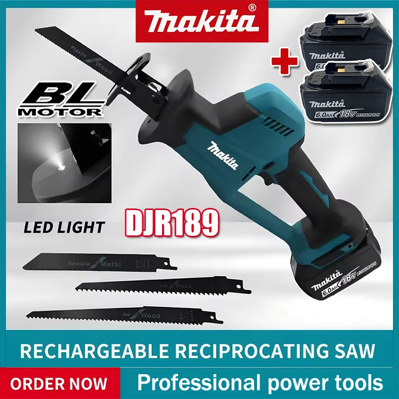 マキタ DJR189 コードレス電動往復鋸、ブラシレスモータ - Reciprocating Saw Cordless のレビューと価格