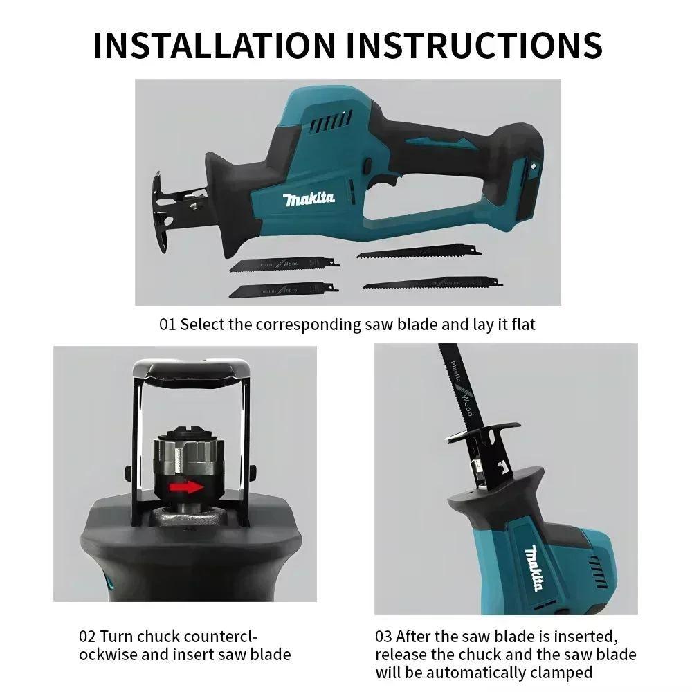 マキタ DJR189 コードレス電動往復鋸、ブラシレスモータ - Reciprocating Saw Cordless のレビューと価格