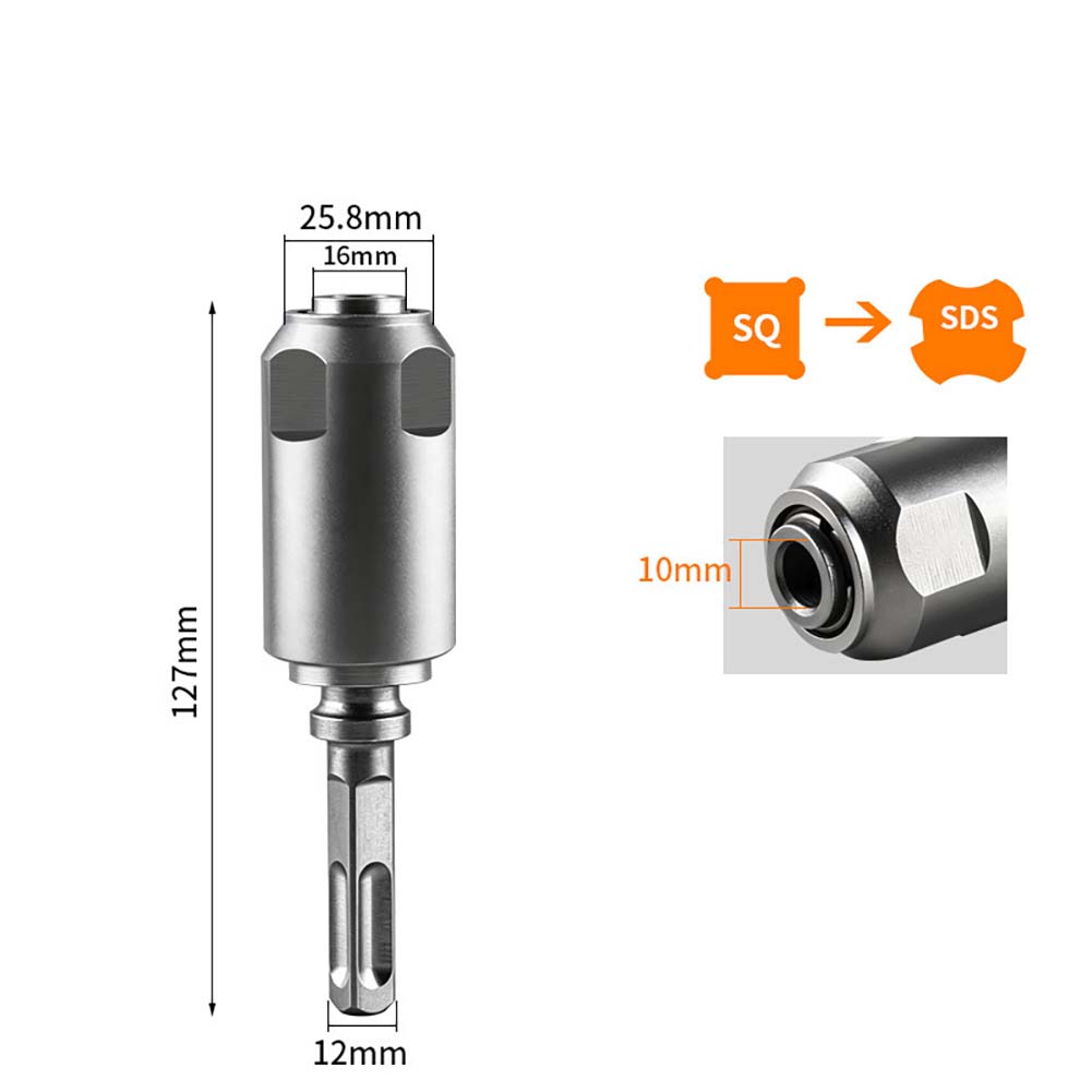 1pc 電動ハンマー変換アダプター接続ロッド SDS ラウン - Hammer Drill Sds のレビューと価格