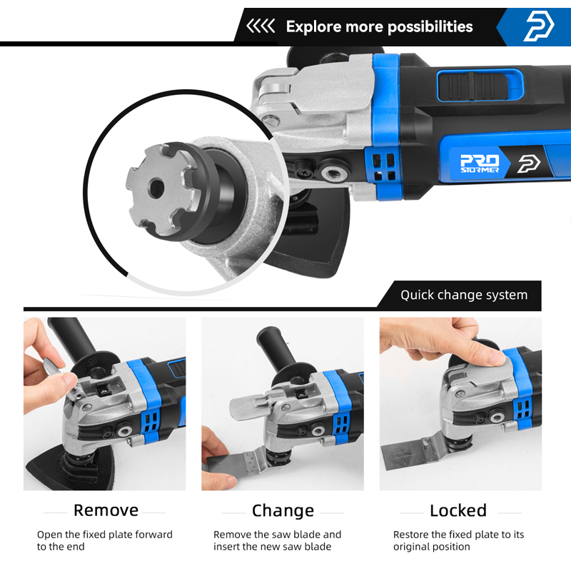 PROSTORMER 多機能ツール振動マルチツール可変速リノ - Oscillating Multi Tool のレビューと価格