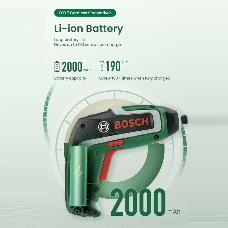 ボッシュ IXO 7 コードレスドライバー 3.6V USB - Power Tools Underwater のレビューと価格