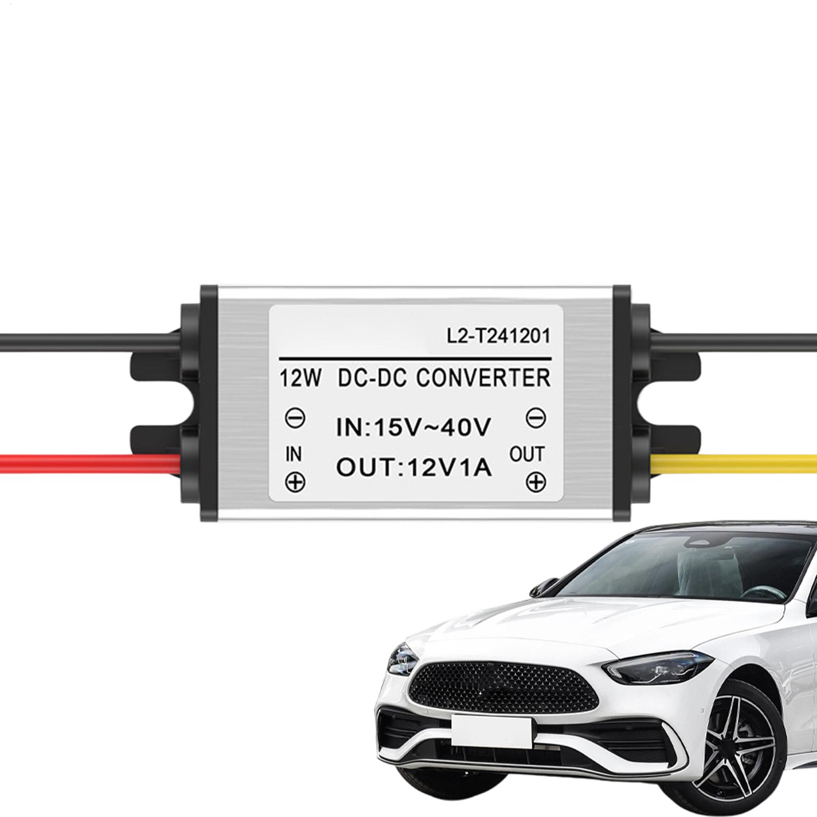 調整可能なDC降圧電源アダプター12V電圧コンバーター、車、 - Power Tools Voltage のレビューと価格