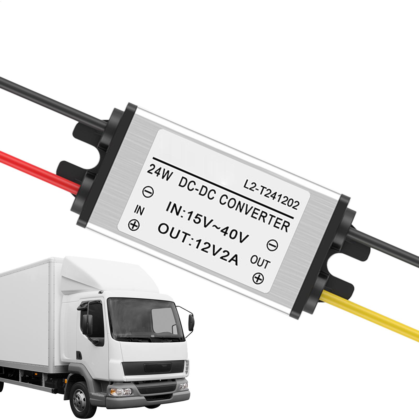 調整可能なDC降圧電源アダプター12V電圧コンバーター、車、 - Power Tools Voltage のレビューと価格
