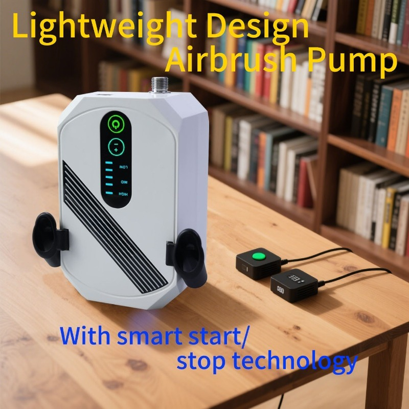エアブラシコンプレッサー US EUプラグ ミニスプレーガン - Air Compressor Mini のレビューと価格