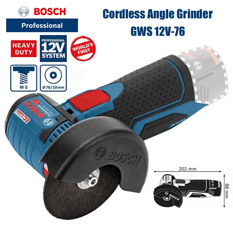ボッシュ GWS 12V-76 プロフェッショナル 12V  - Power Tools Grinder のレビューと価格
