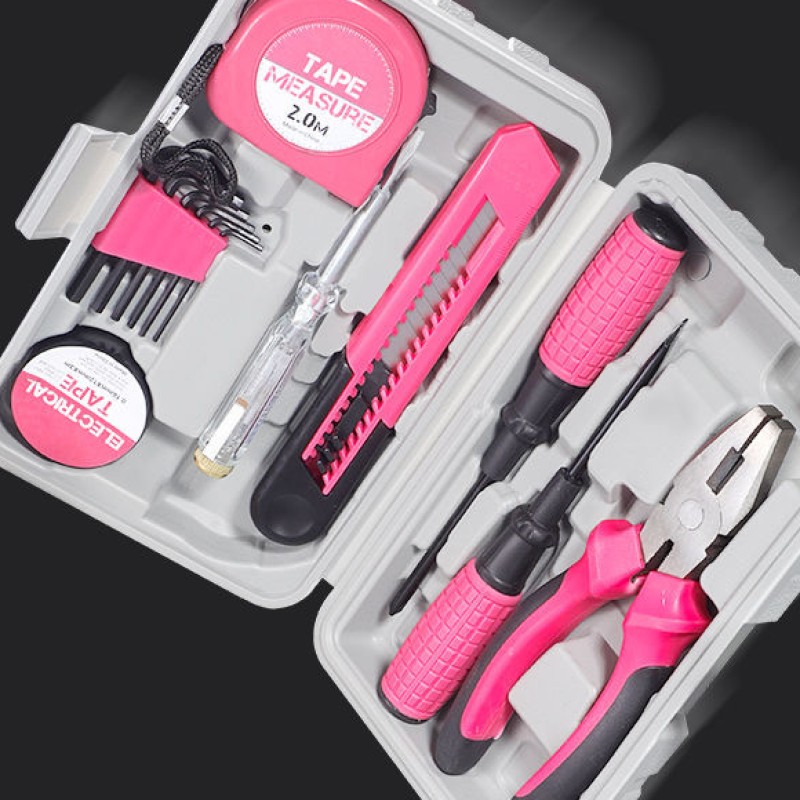 13点入りピンクDIYツールキット（電動ペン＆CR-V鋼付き - Power Tools Pink のレビューと価格