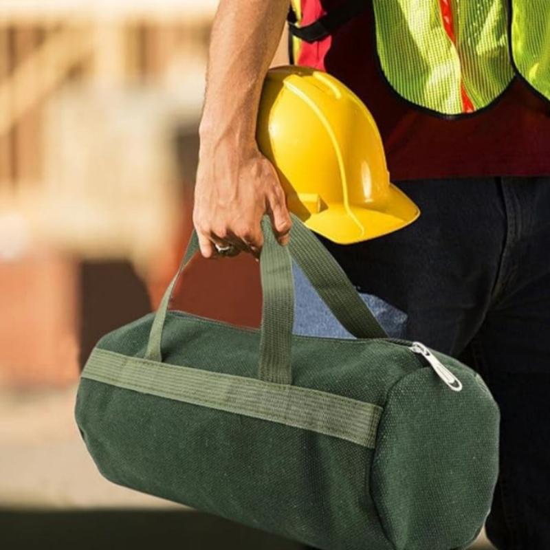 キャンバス製ツールバッグ、頑丈で防水性のある多目的収納オーガ - Bag Power Tools のレビューと価格