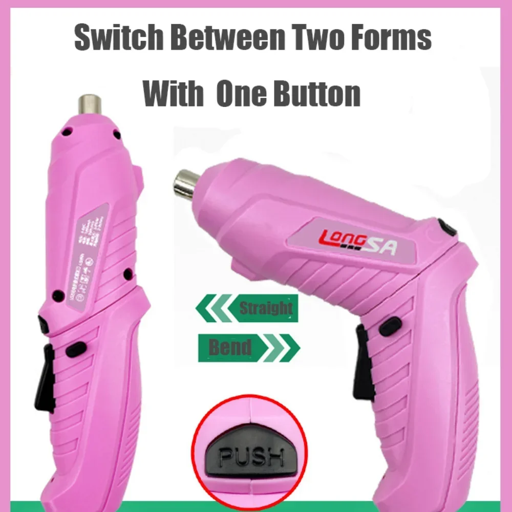 女性のためのピンクの電動ドライバーセット,合金鋼ツール,バッ - Power Tools Pink のレビューと価格