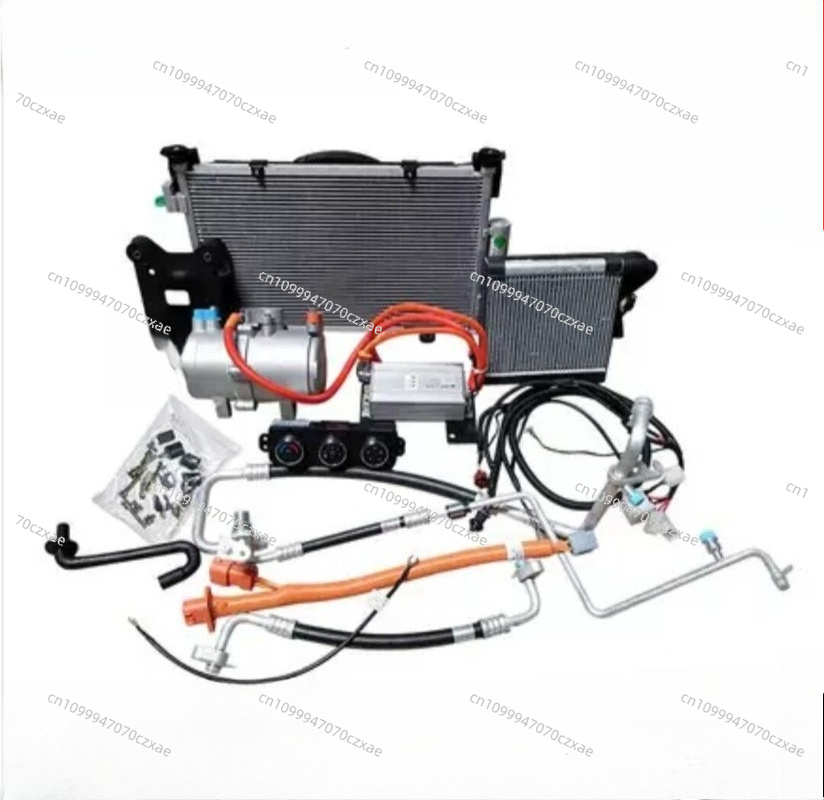 ミニエアコン組立キット、EV新エネルギー車改造用電動コンプレ - Air Compressor Mini のレビューと価格