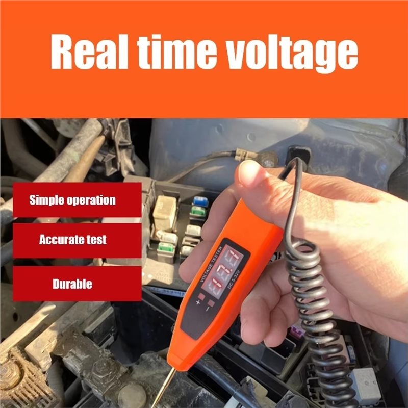 車用電圧テスター 5-32V デジタル電気回路ペン 電力プロ - Power Tools Voltage のレビューと価格
