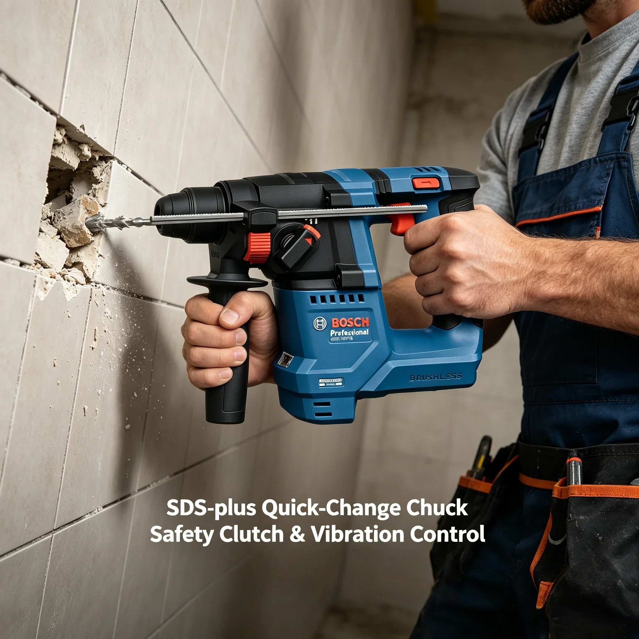 ボッシュ GBH 18V-18 18V ブラシレス コードレ - Hammer Drill Sds のレビューと価格