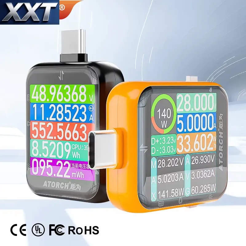 XXT T3 USB C電力計テスター 600W DC 0- - Power Tools Voltage のレビューと価格