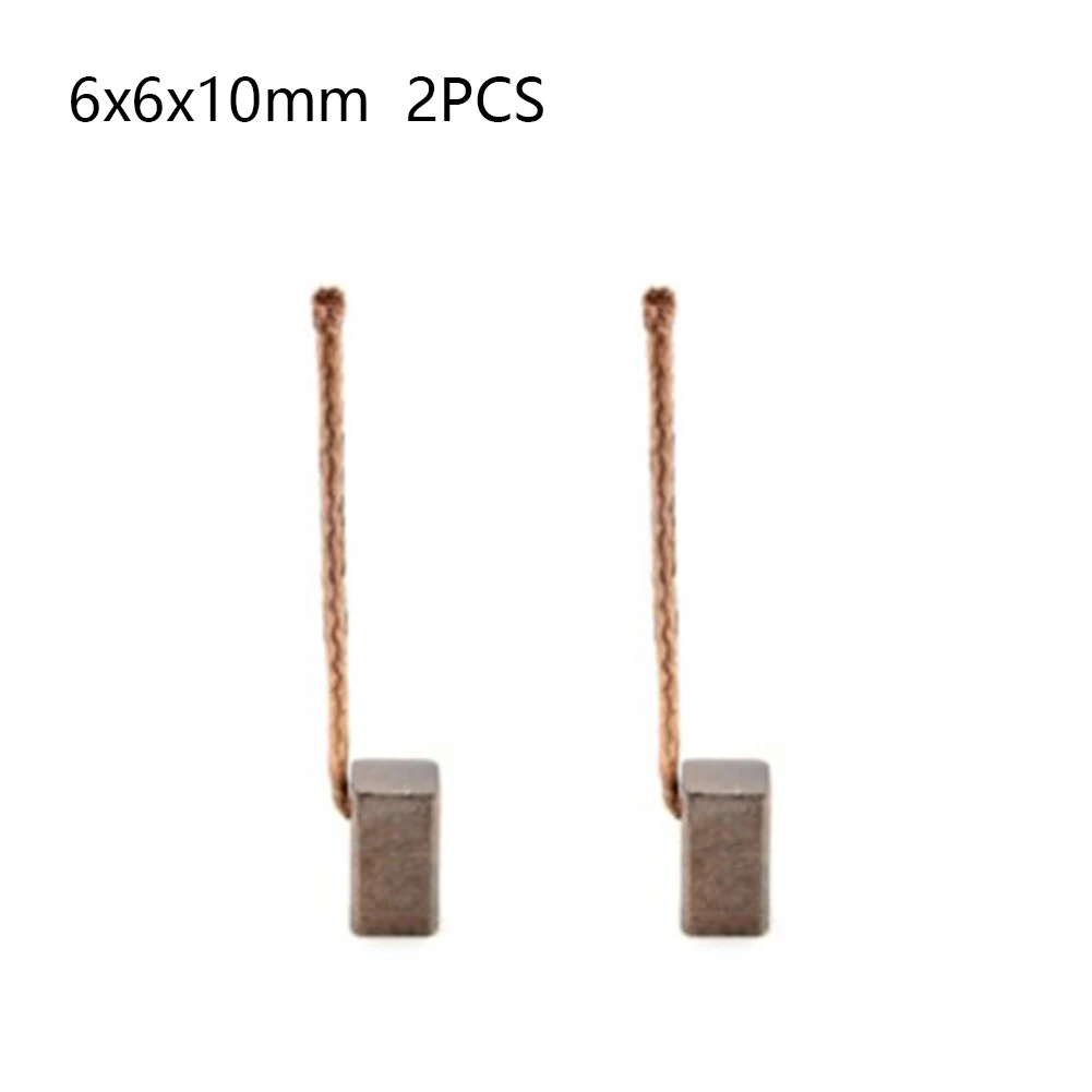 2 10 個 6 × 6 × 10 ミリメートルカーボンブラ - Power Tools In Automotive のレビューと価格