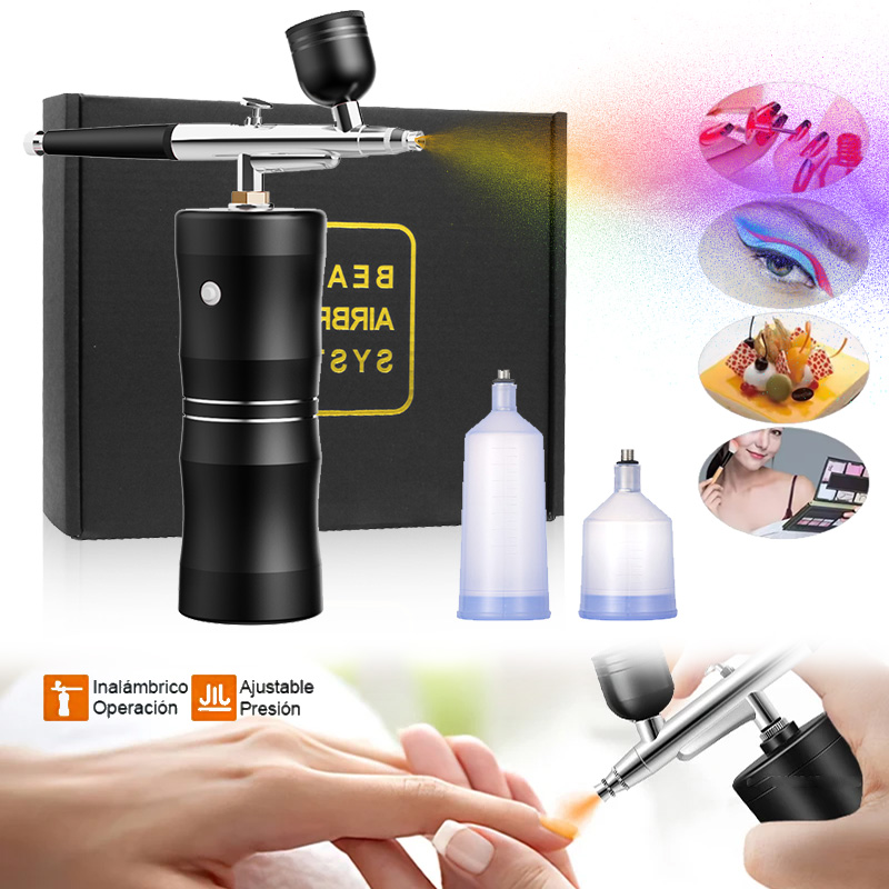 酸素スプレー ミニエアコンプレッサーキット エアブラシ スプ - Air Compressor Mini のレビューと価格