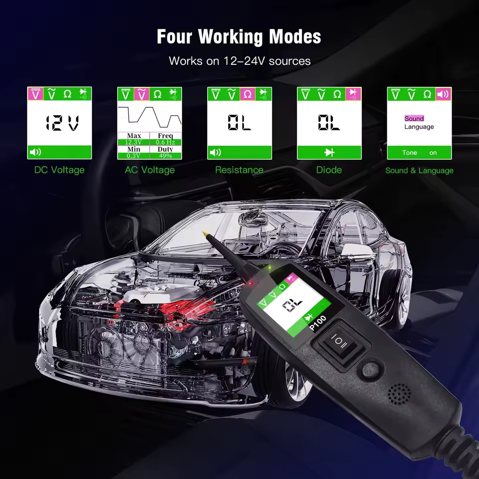 TopDiag P100 2M 車載電気回路テスター 12V - Power Tools In Automotive のレビューと価格